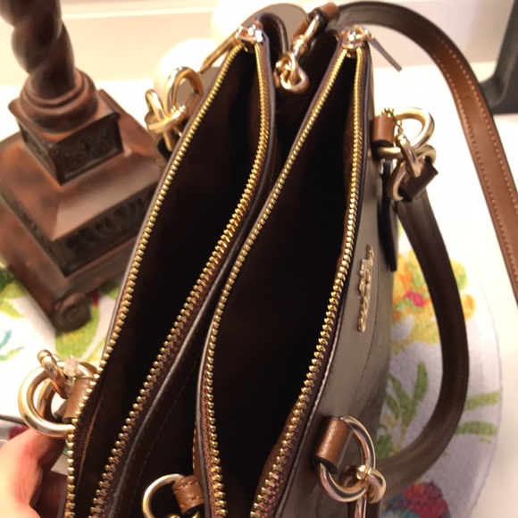 Coach F26139 Mini Brooke CarryAll Signature Coated Canvas Leather Purse - NWT - Picture 8 of 16